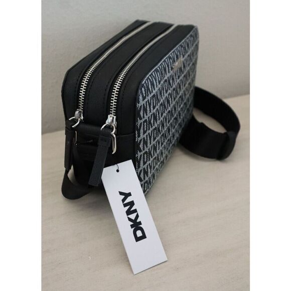 DKNY R43E2X93 Women's One Size Black TuTu Dual Zip Camera Bag - Picture 3 of 11